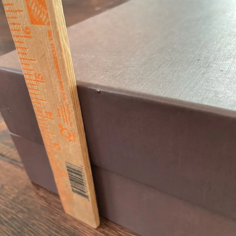 Louis Vuitton Gift Box Authentic Large Empty Storage Brown Imperfect READ